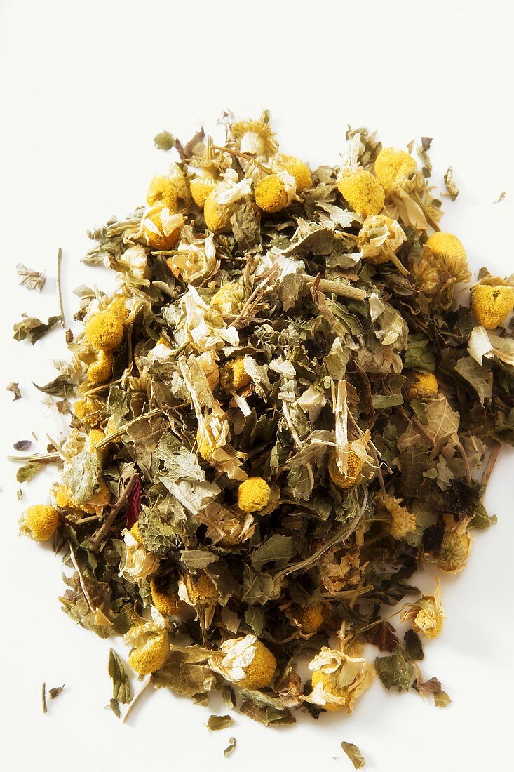 Dry herb tea