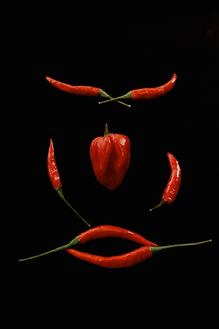 Chili peppers (two types)