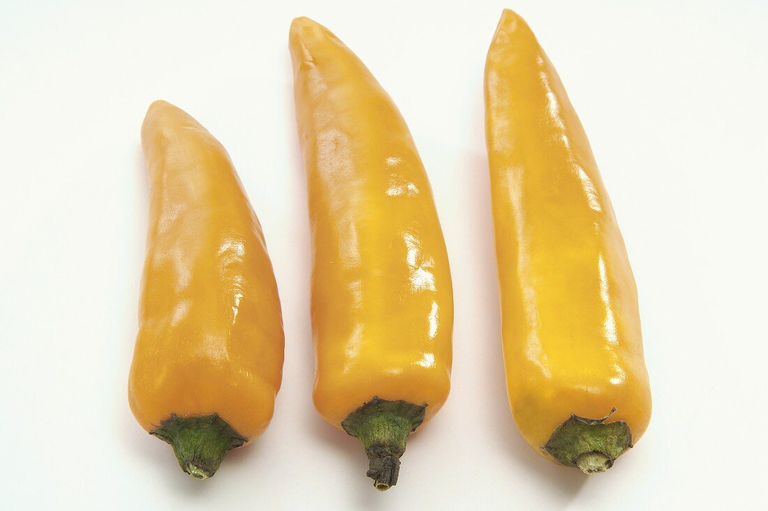 Orange chili peppers