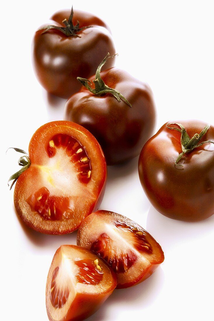 Tomatoes, variety 'Kumato'