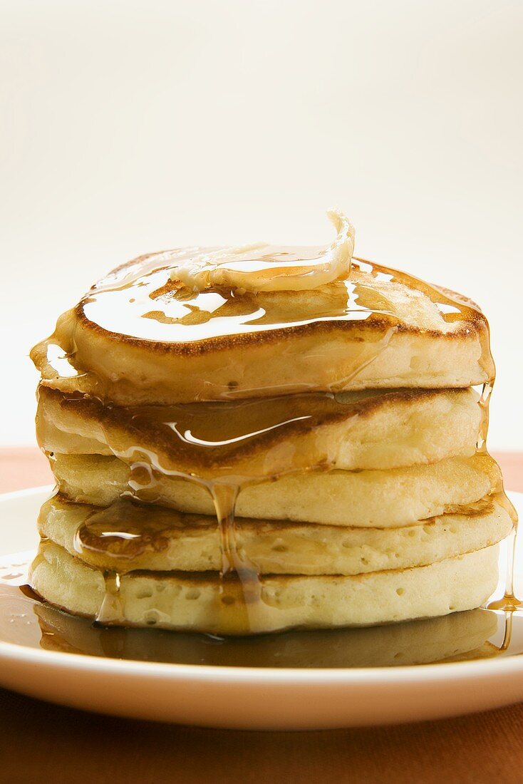 Pancakes with Maple Syrup