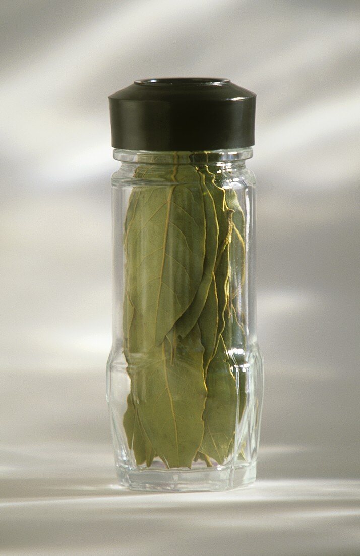 Bay Leaves in a Jar