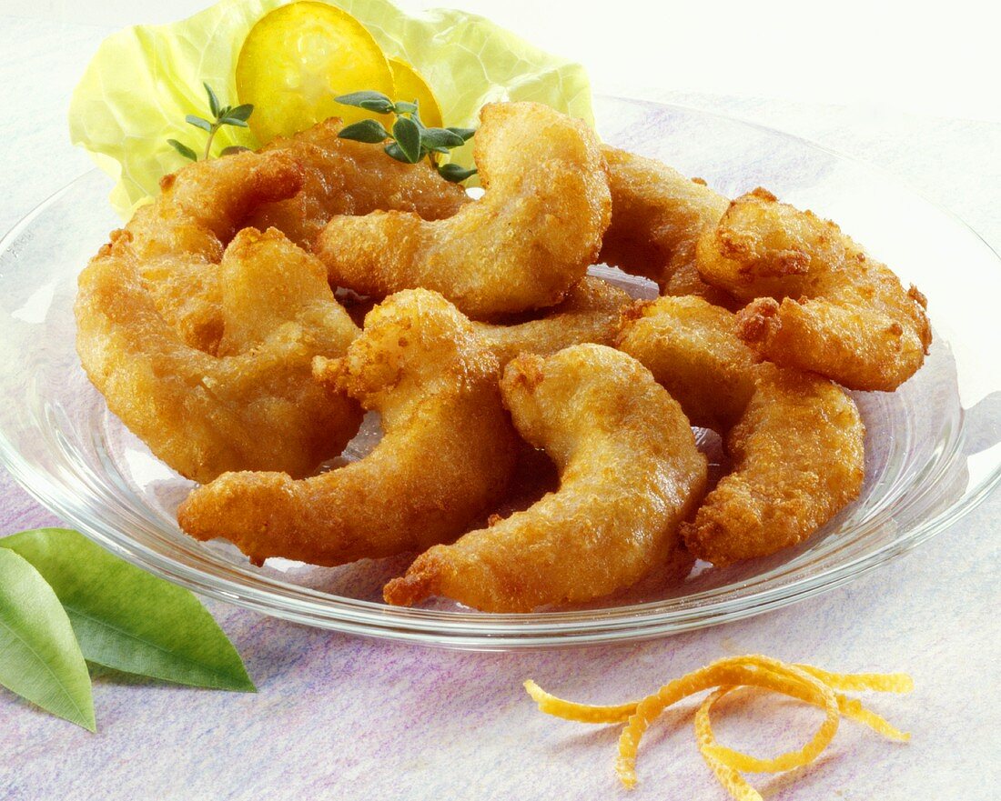 Deep-fried shrimp tails