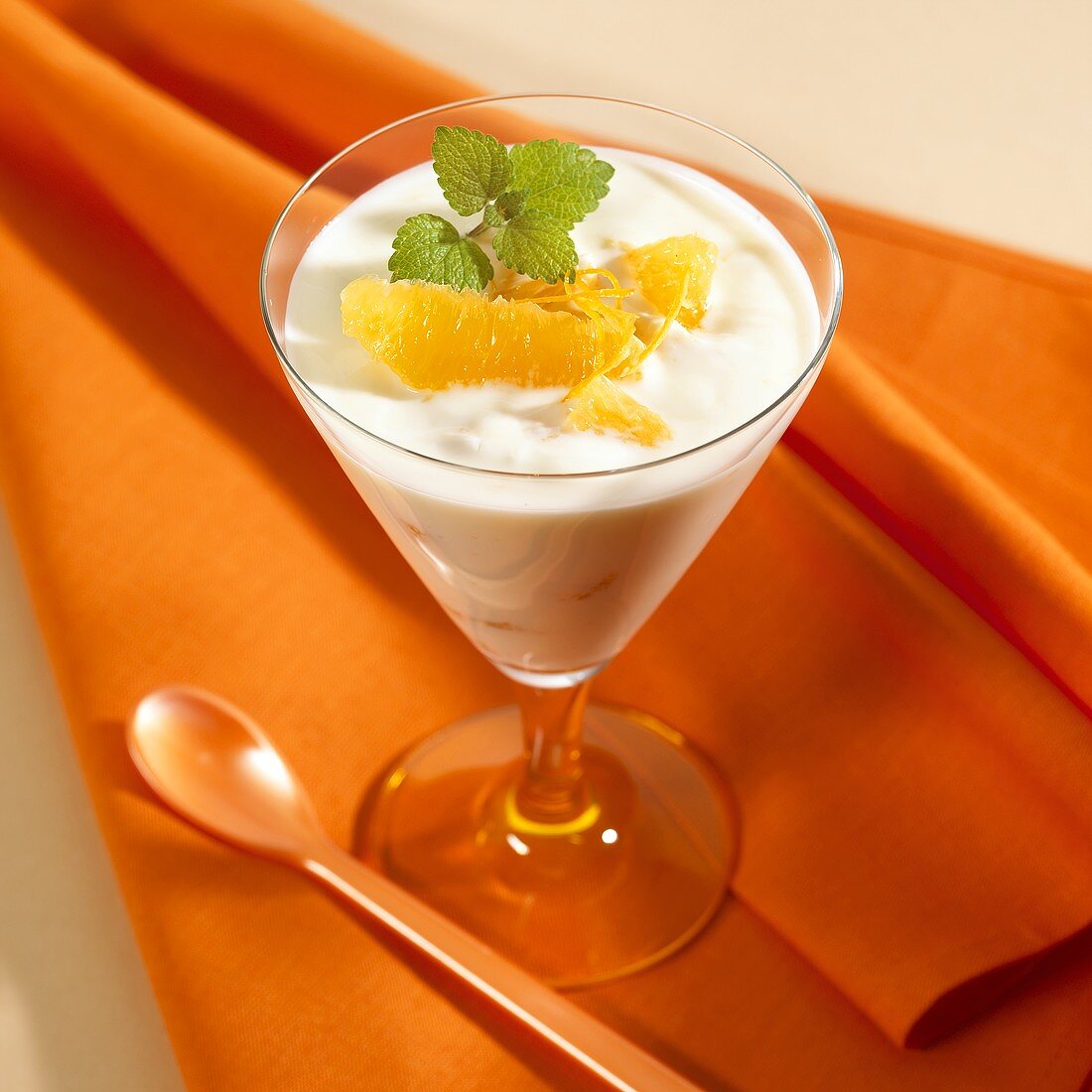 Yoghurt with orange