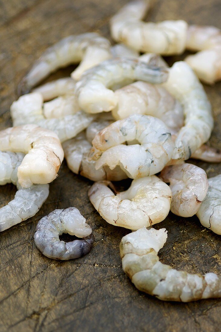 Peeled shrimp tails