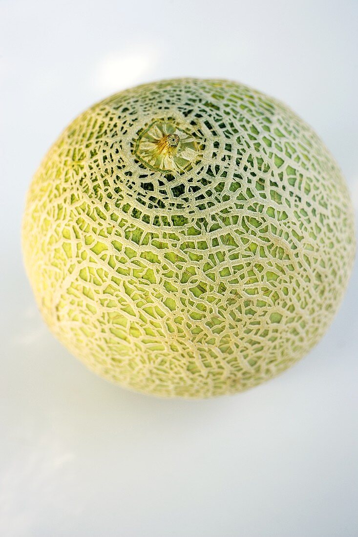 Eine Netzmelone