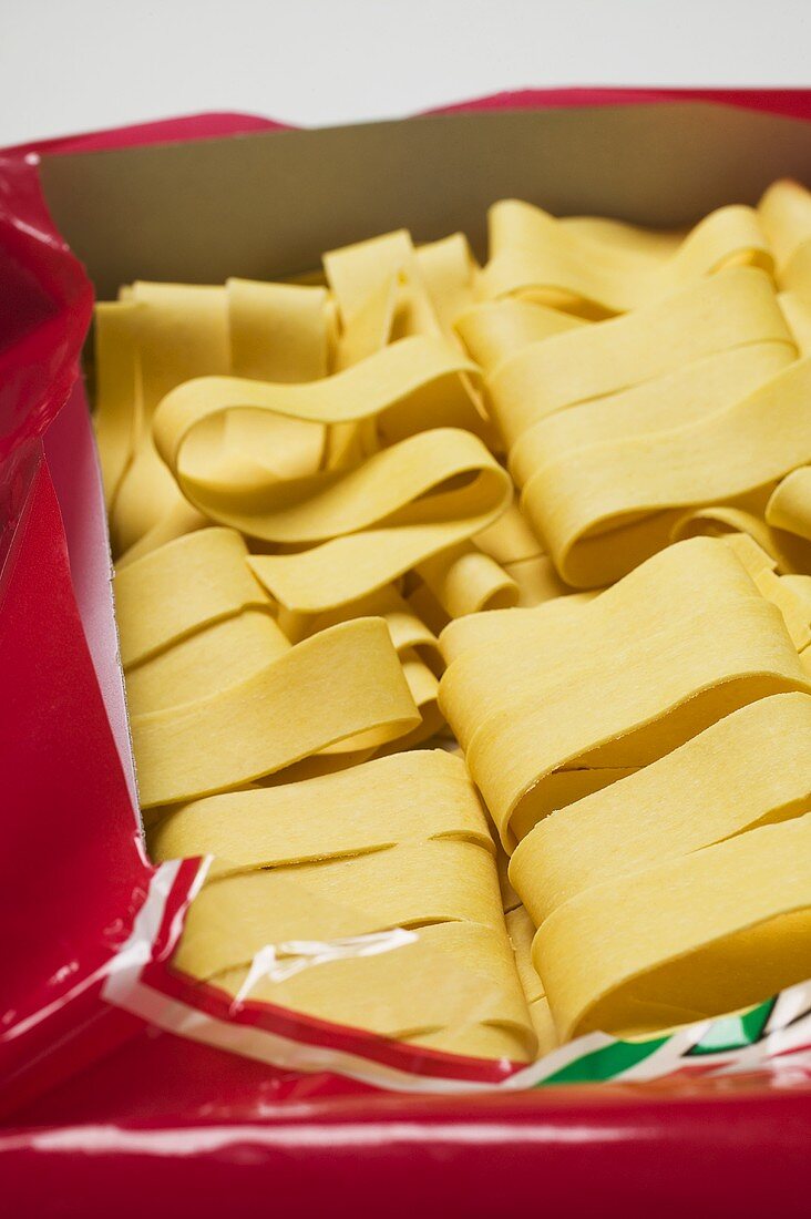 Pappardelle in packaging
