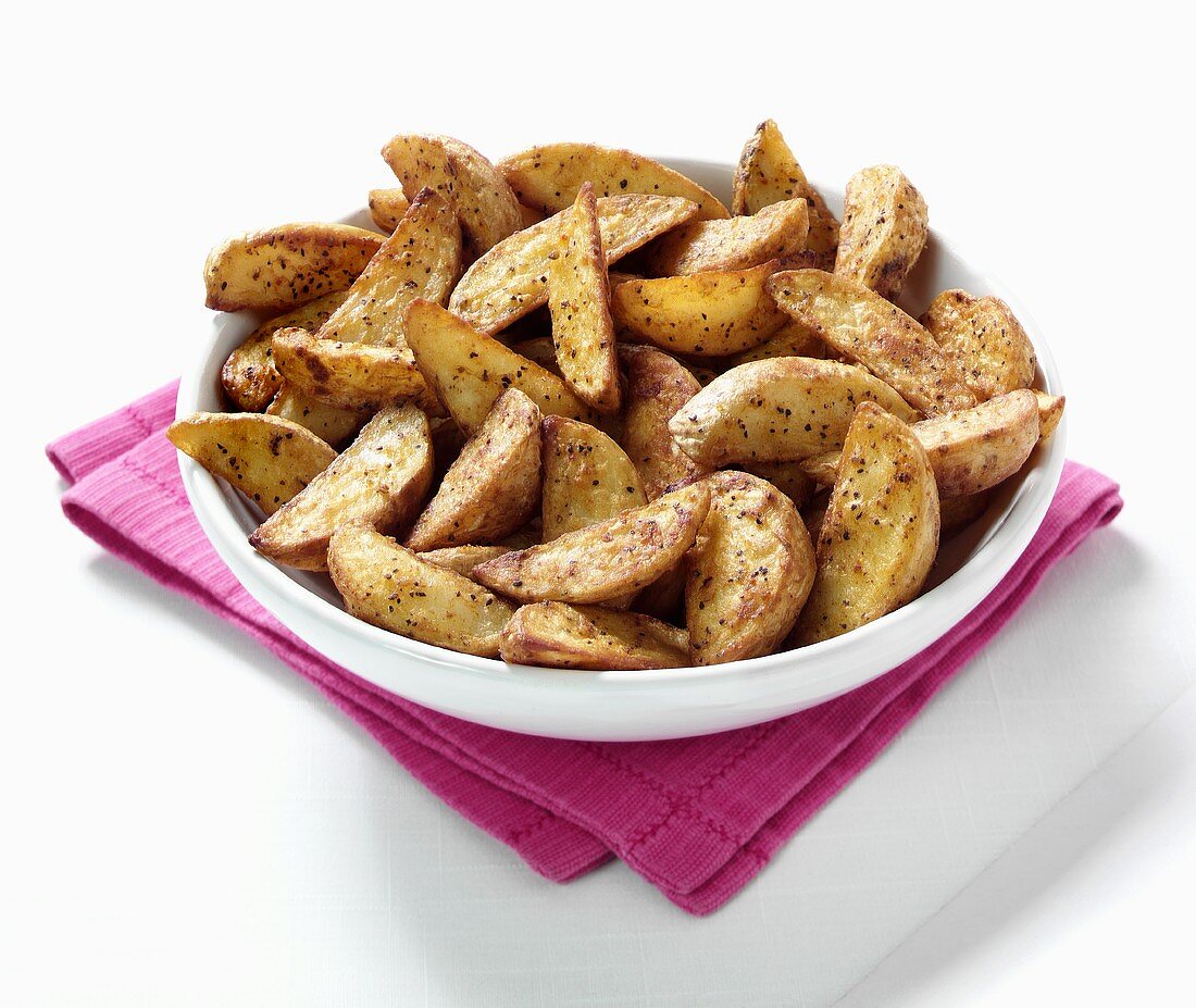 Roast potato wedges