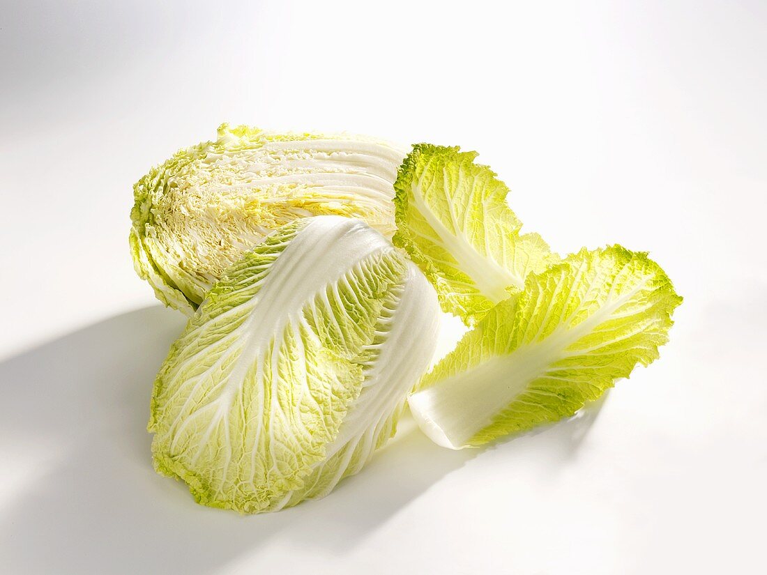 Halved Chinese cabbage