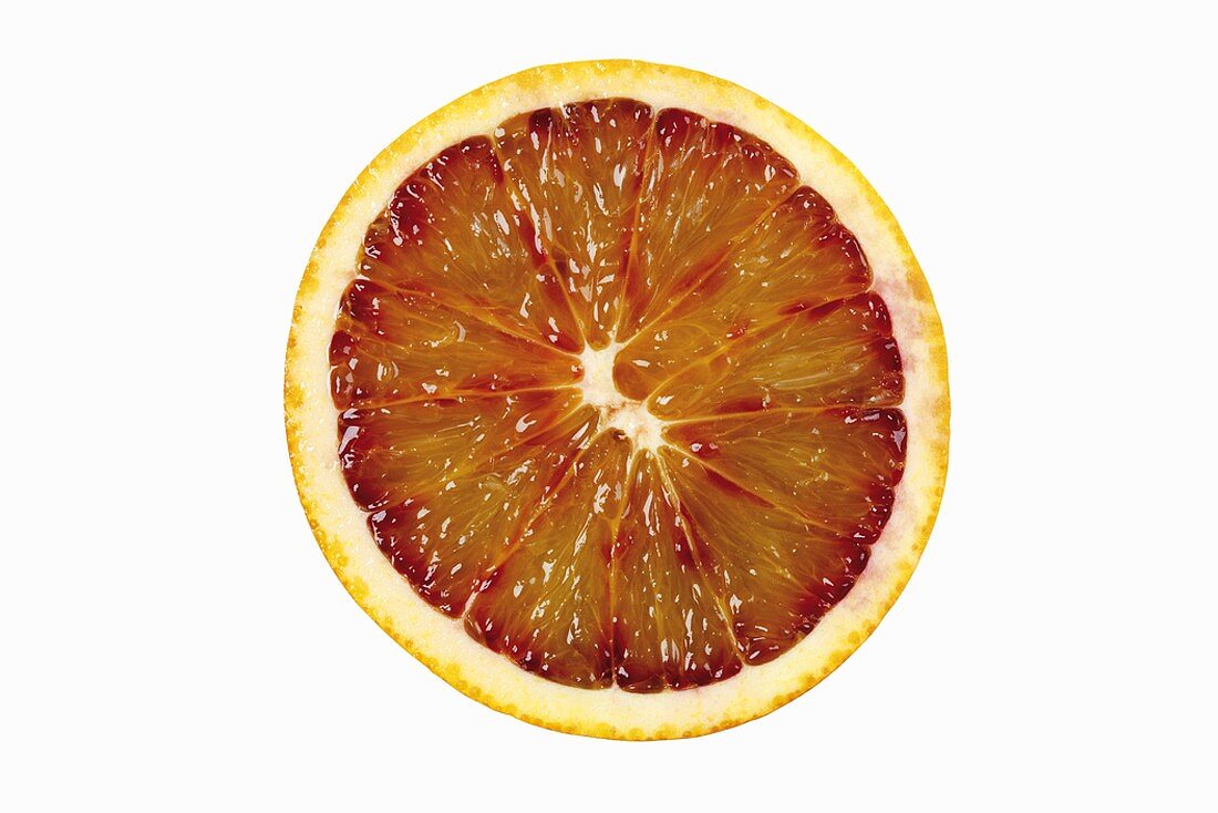 Half a blood orange