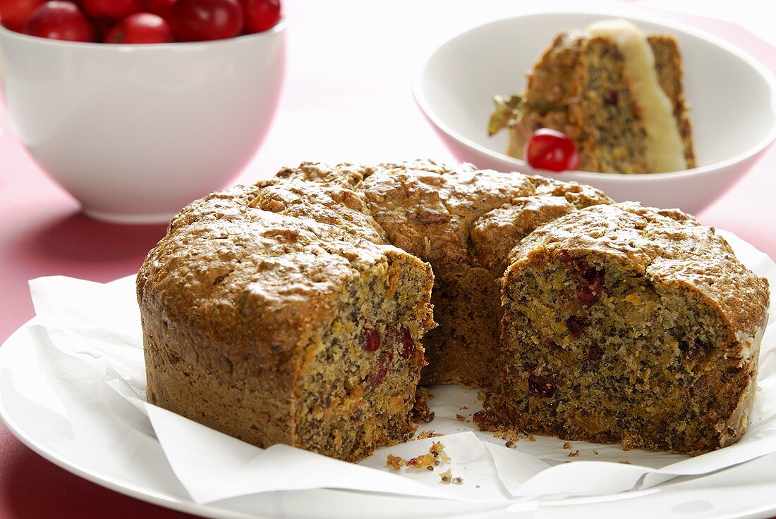 Cranberry carrot cake