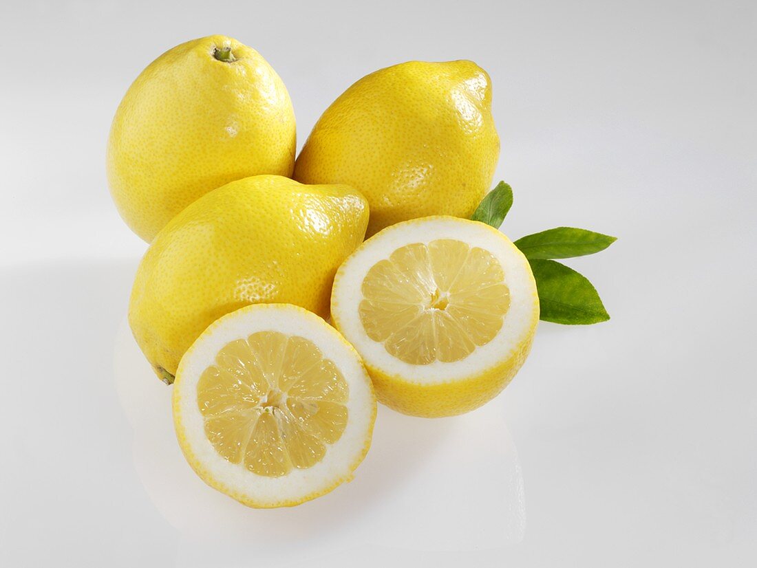 One half and three whole lemons