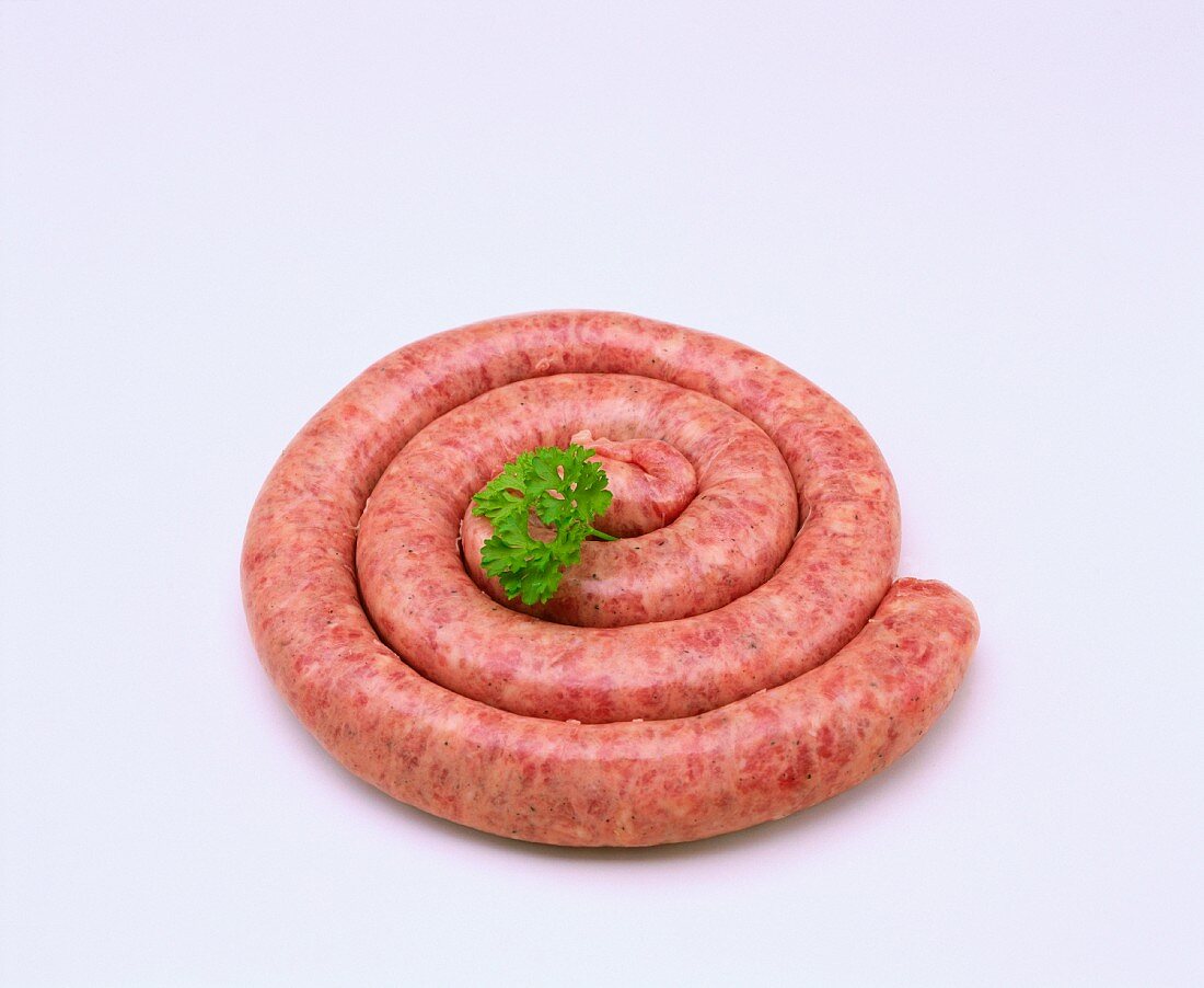 Coiled sausage