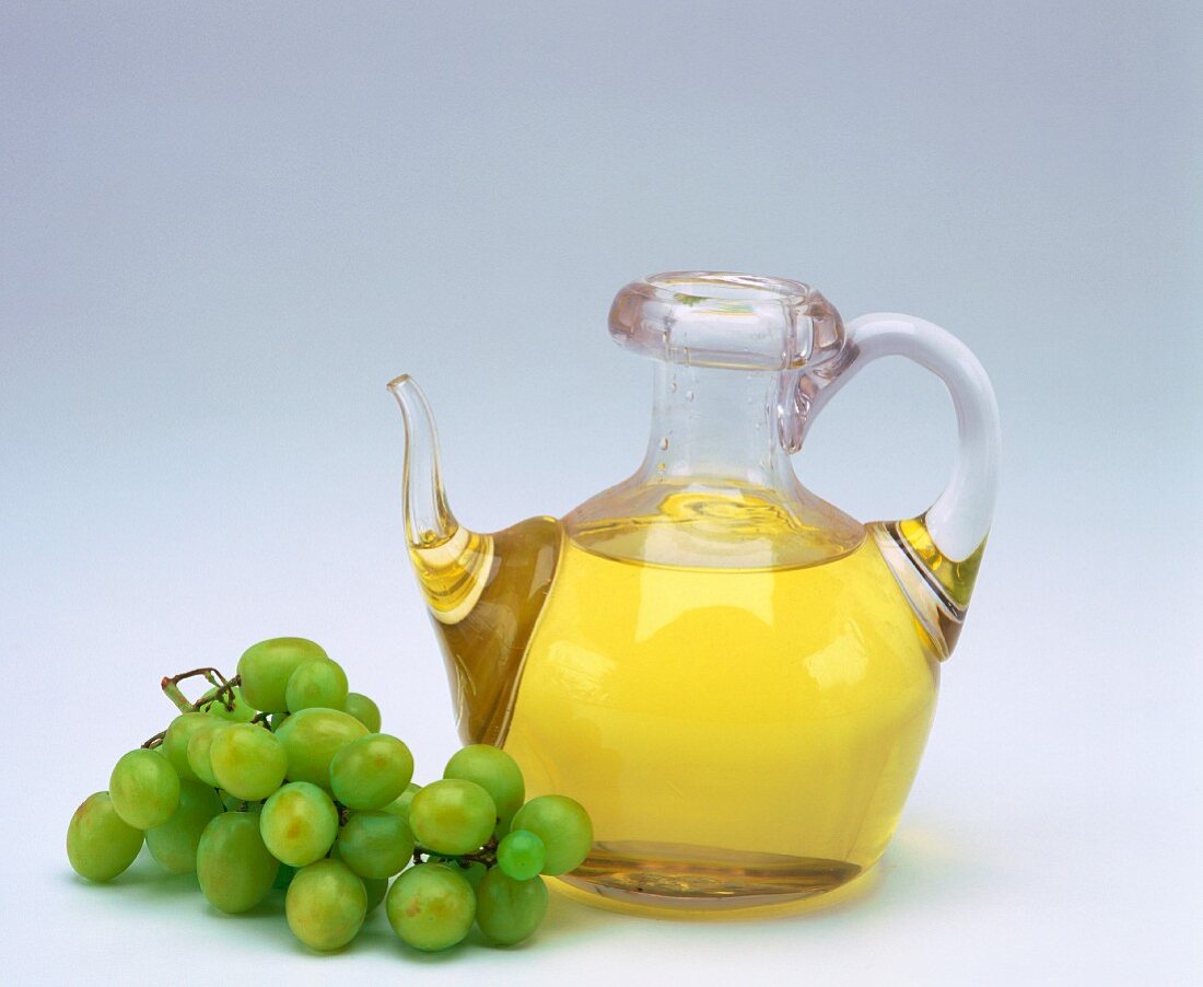 Oil and grapes