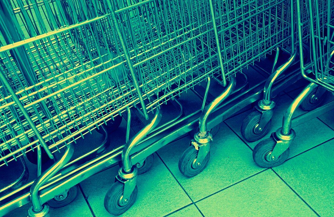 Shopping trolleys (detail)