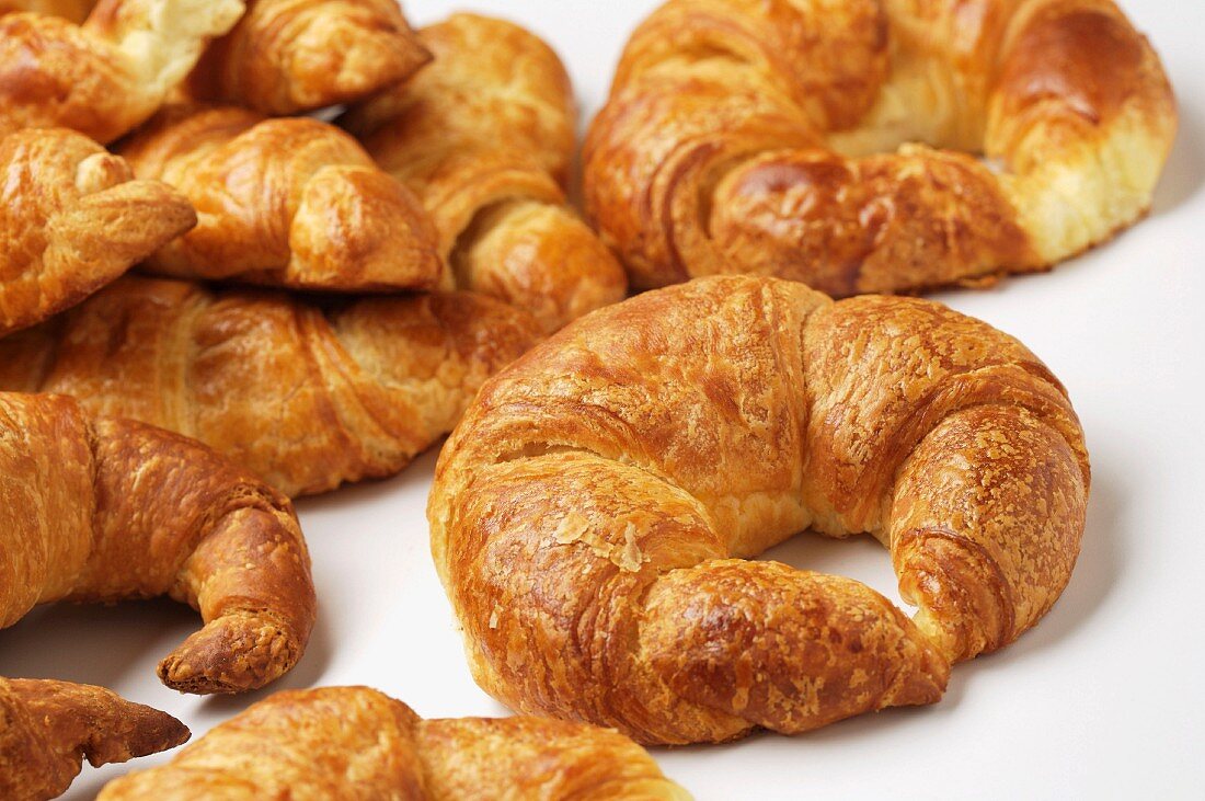 Several croissants