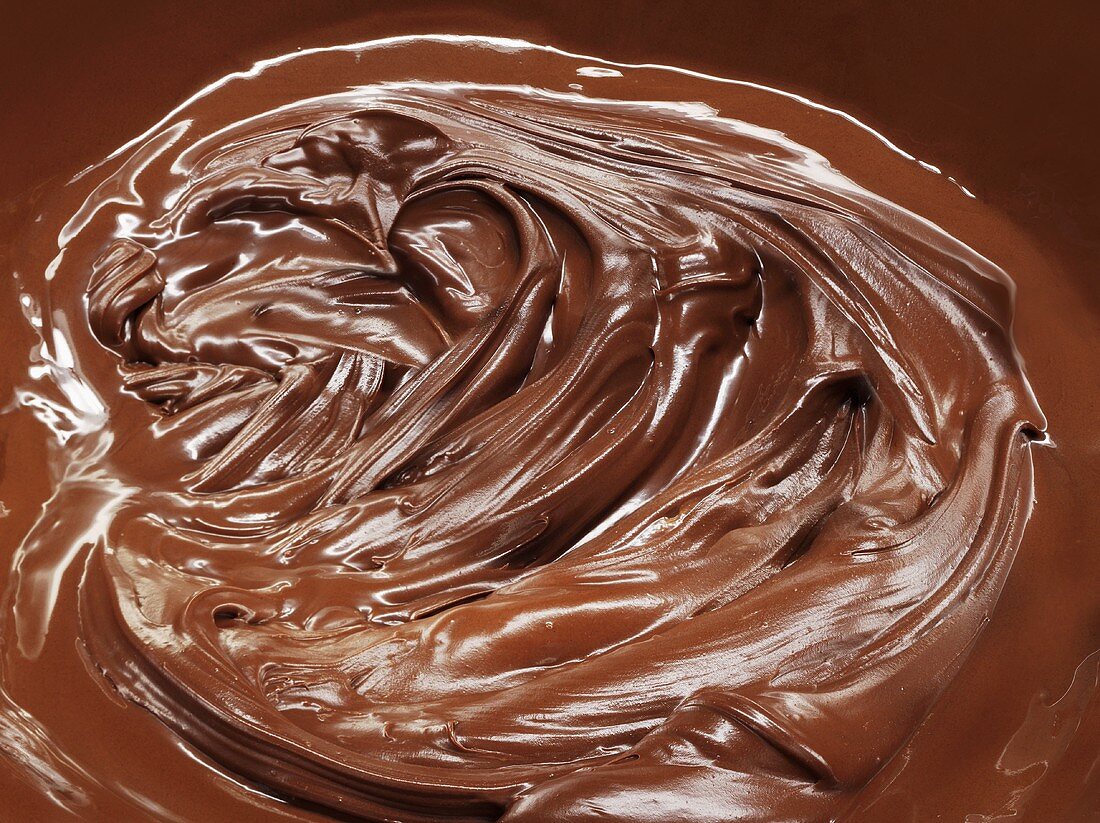 Geschmolzene Schokolade (bildfüllend)