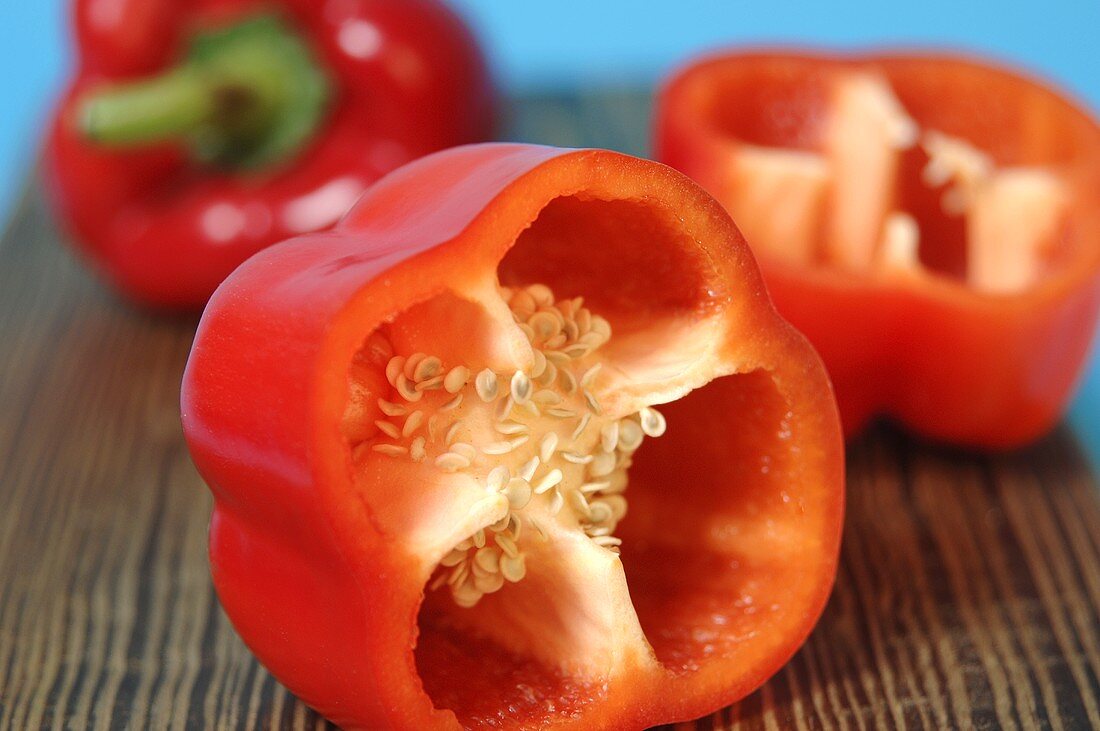 Red peppers, cut into pieces