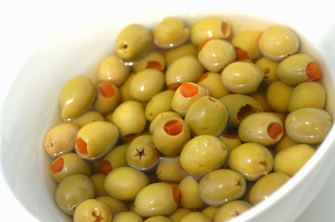 Stuffed green olives