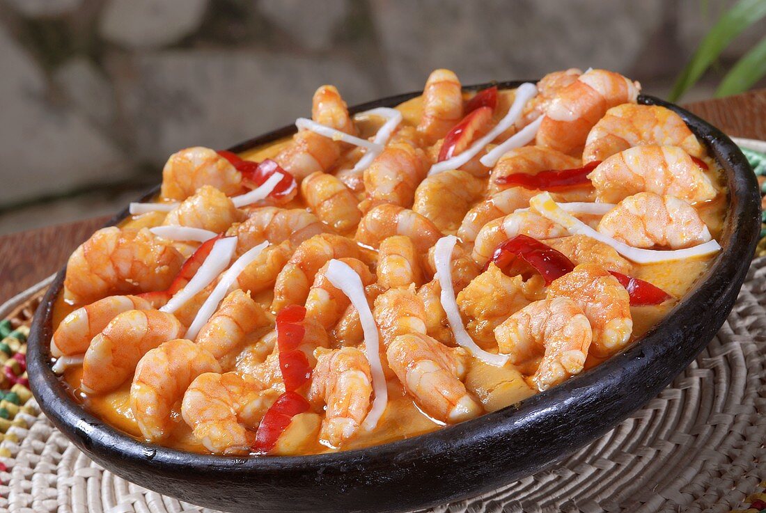 Danda de Camarao (Prawn dish, Brazil)