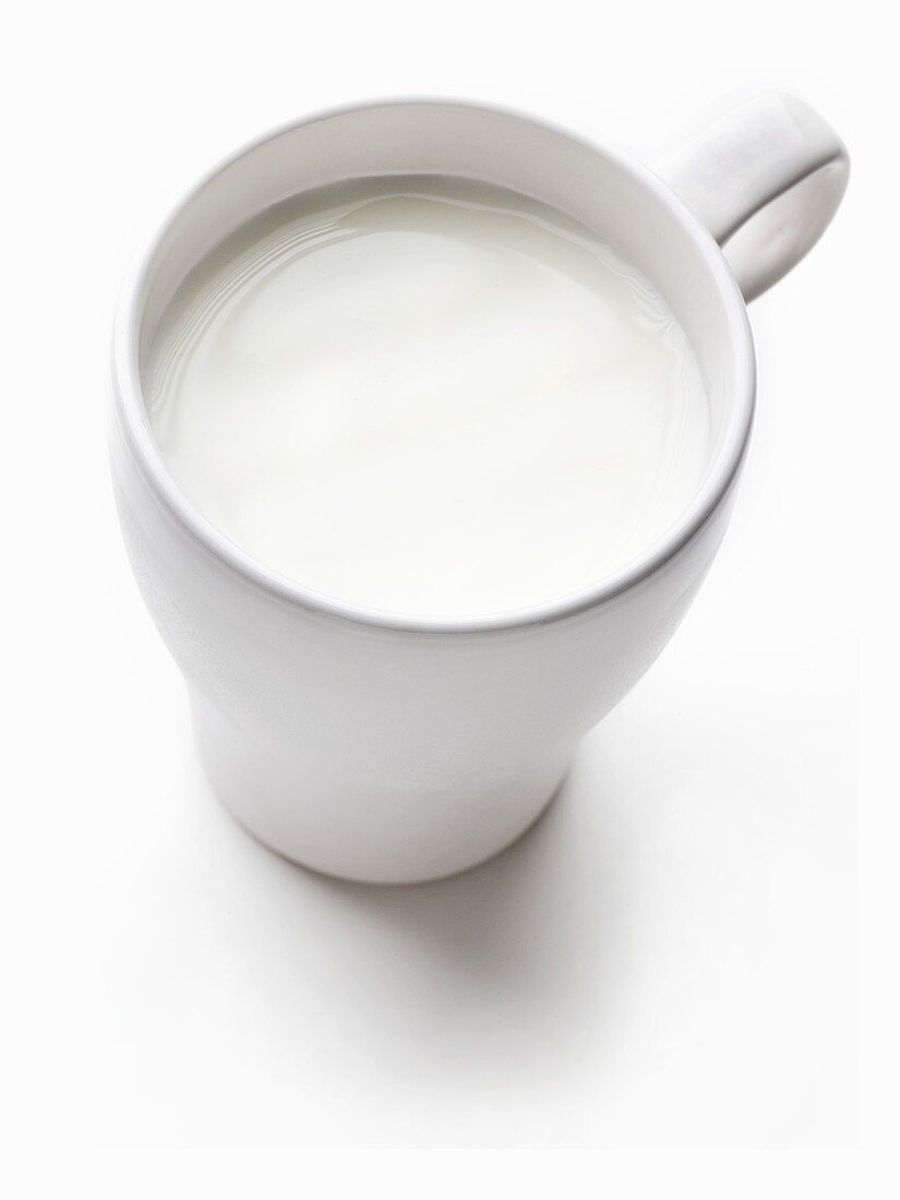 Milch in Tasse