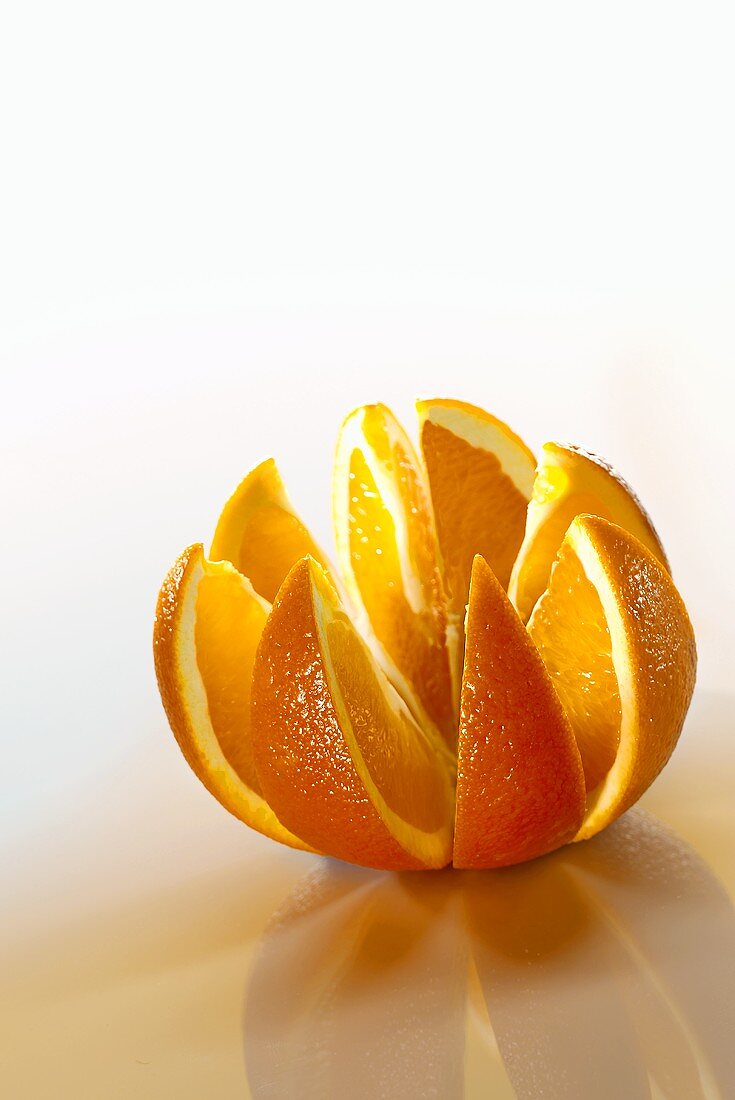 Orange, cut into sections