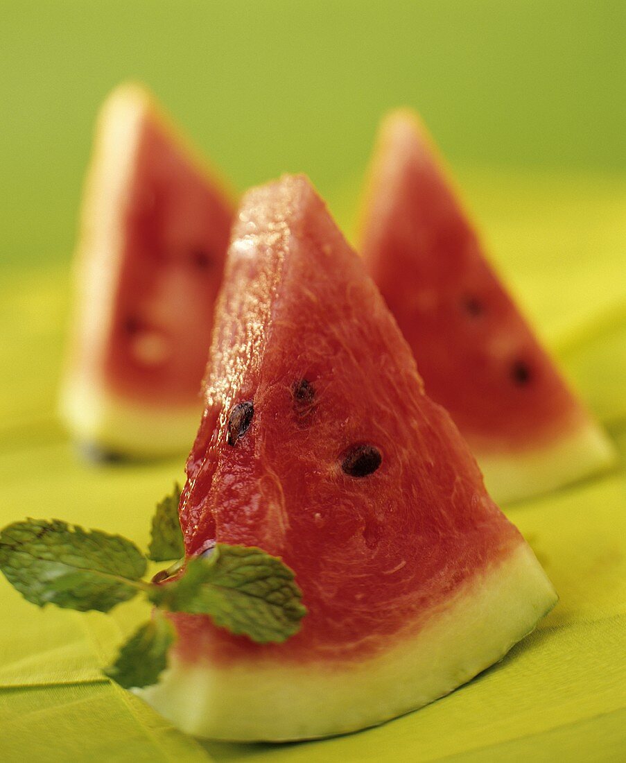 Wedges of watermelon