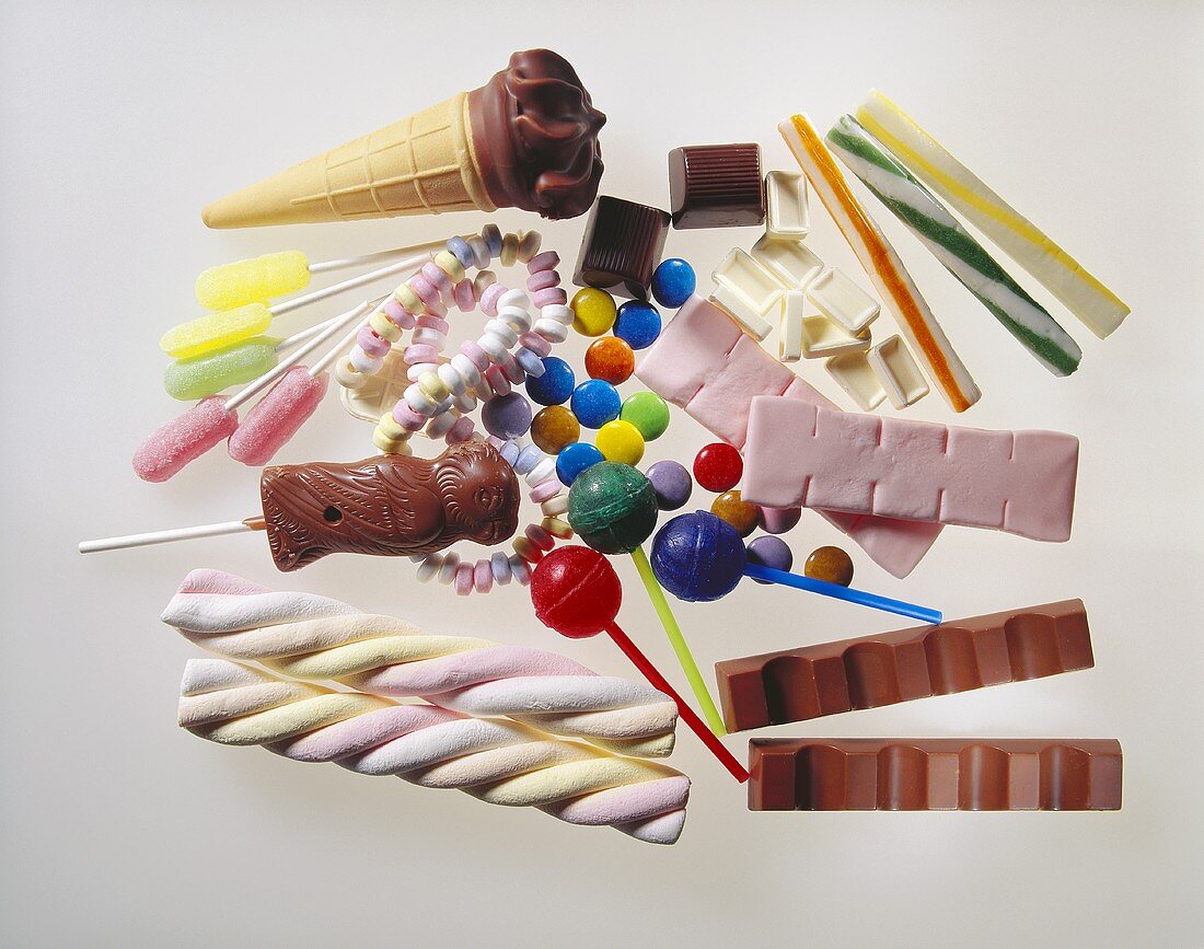 Children's sweets; lollipops; Smarties