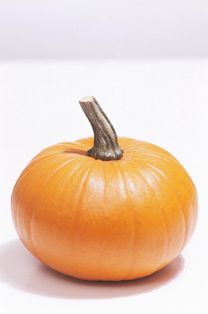 An orange pumpkin