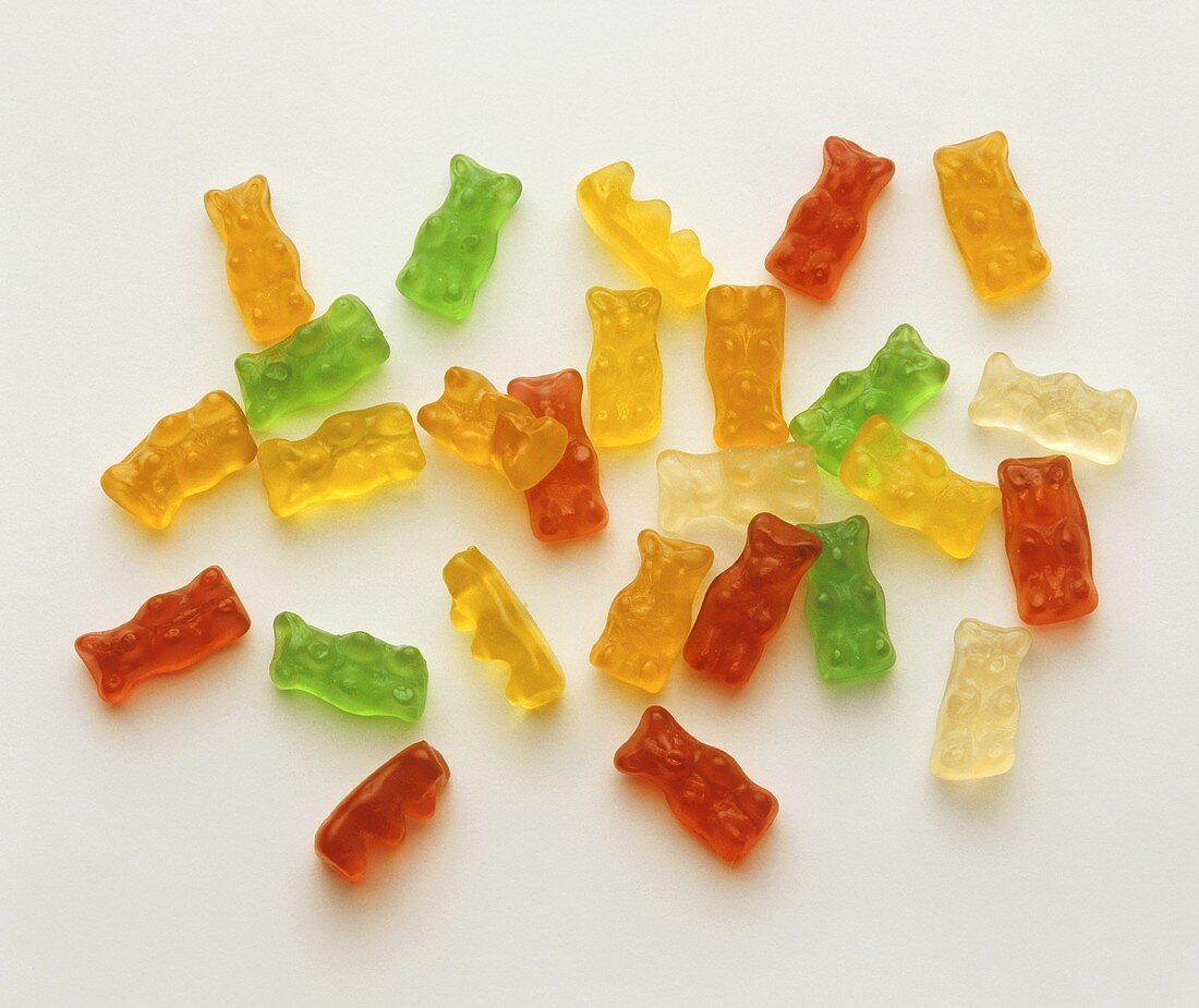 Coloured Gummi bears