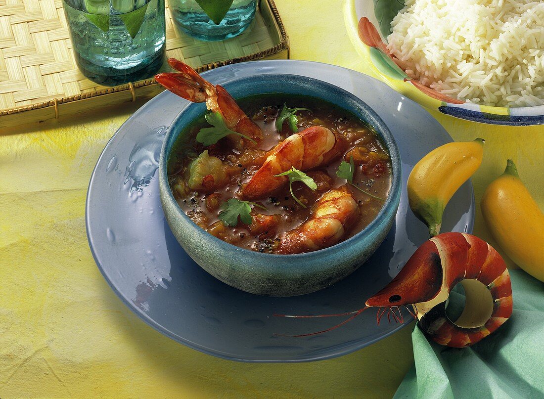 Creole Shrimp with Rice