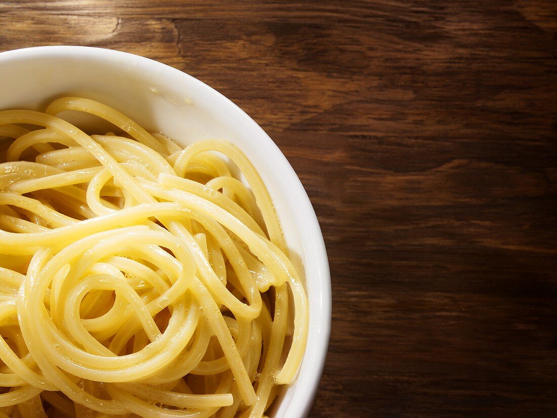 Spaghetti mit Olivenöl