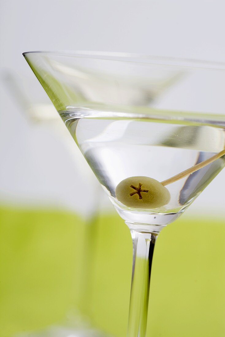 Martini mit Olive