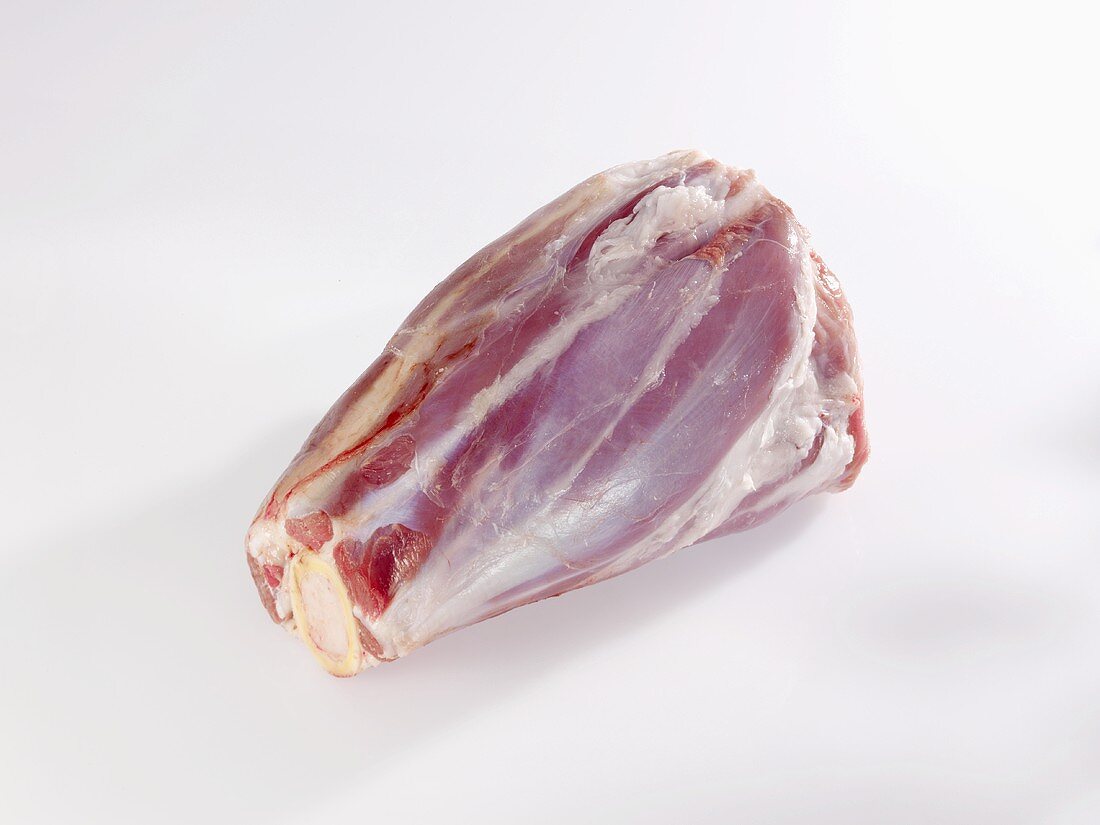 Raw veal shank