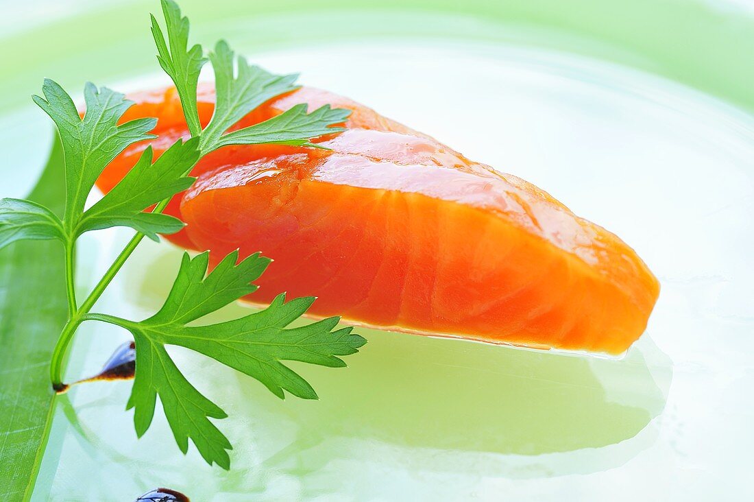 Smoked salmon for sashimi