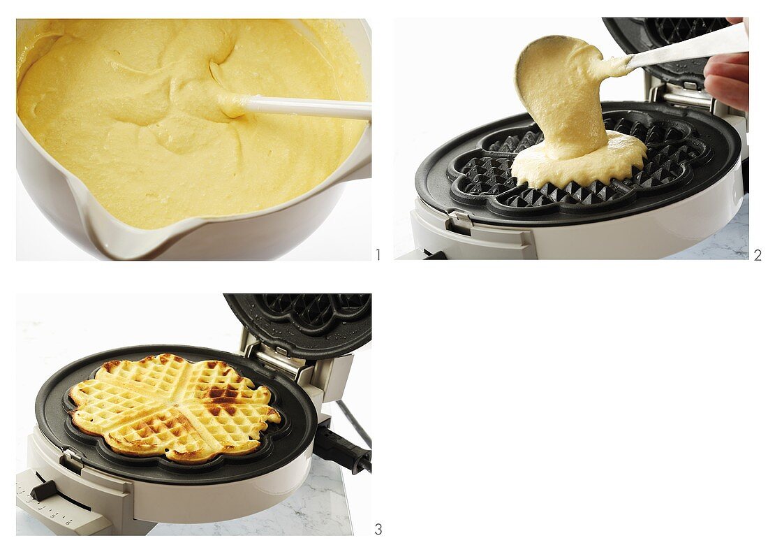 Making waffles