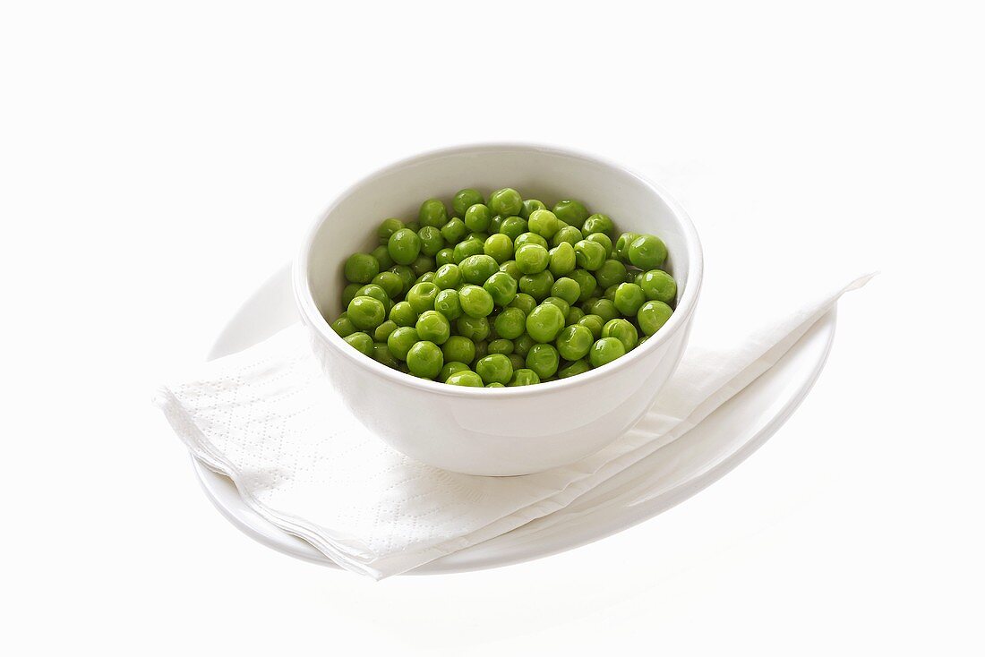 Peas in a bowl