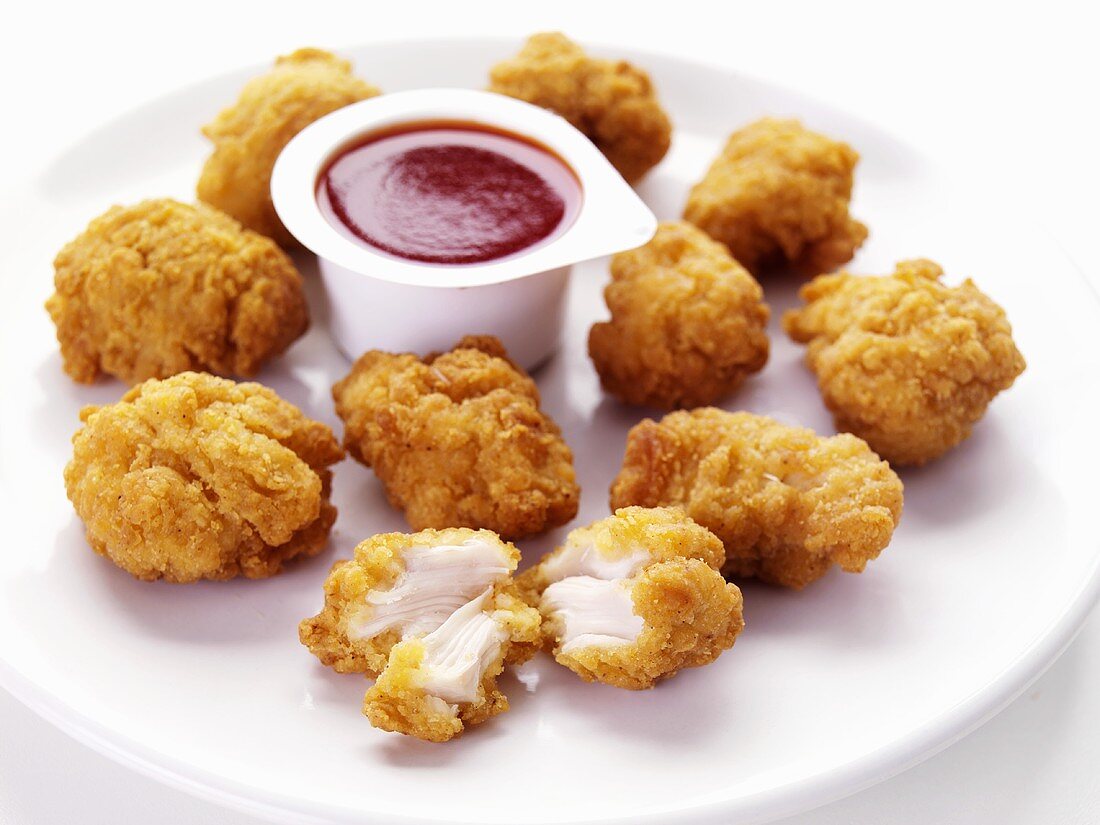 Chicken Nuggets mit Dip