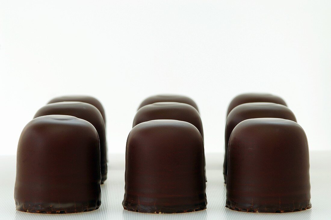 Chocolate confectionary, close-up