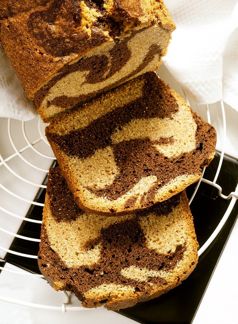 Moist marble cake