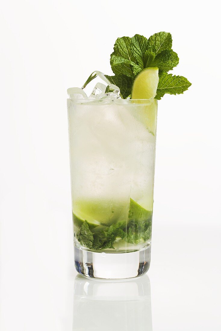 Mojito with Fresh Lime and Mint