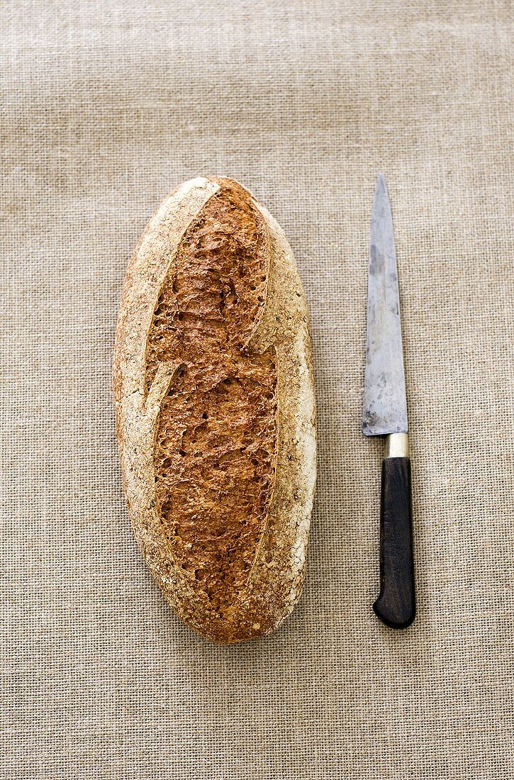 Bread and knife