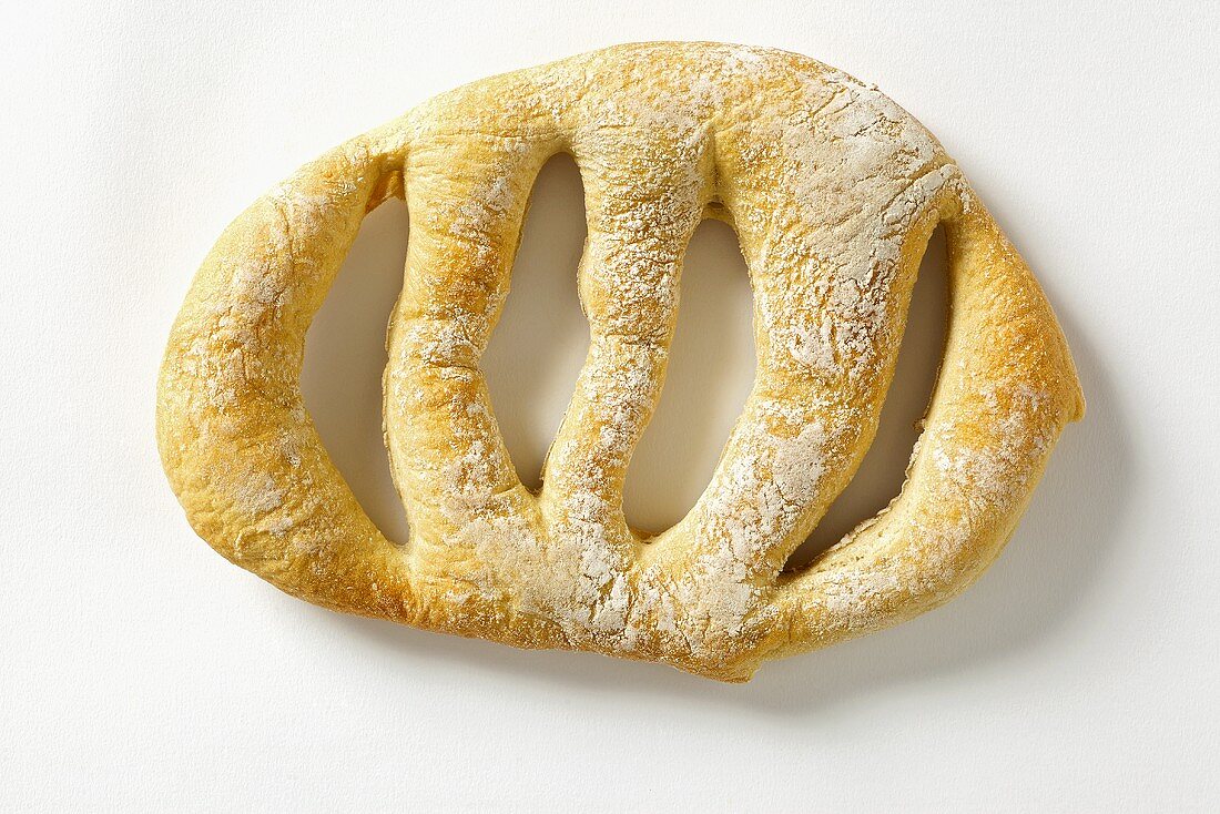 Fougasse (Speciality bread from Provence, France)