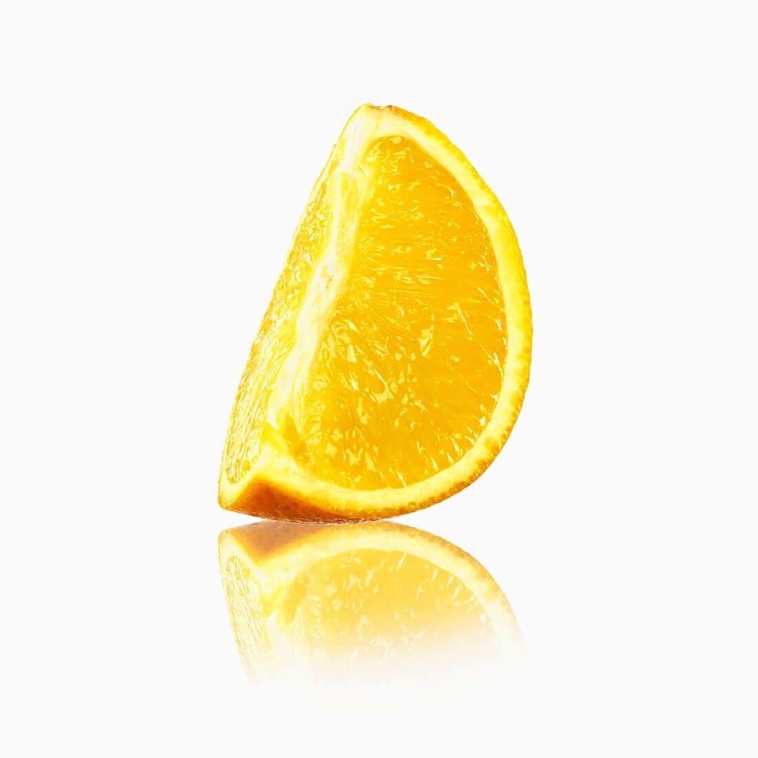 A wedge of orange