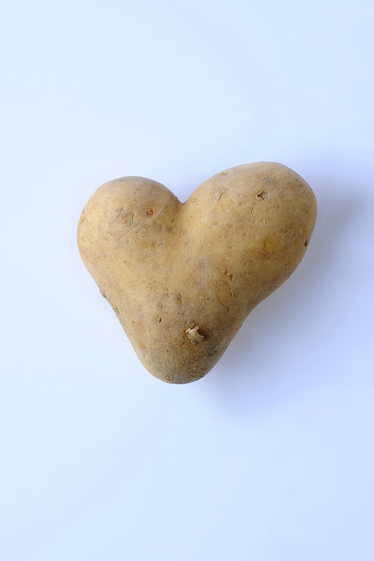 Heart-shaped potato