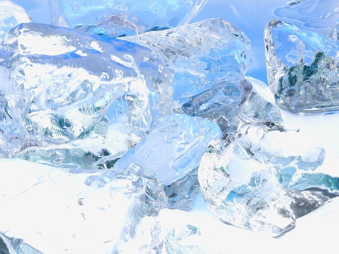 Ice cubes, full-frame