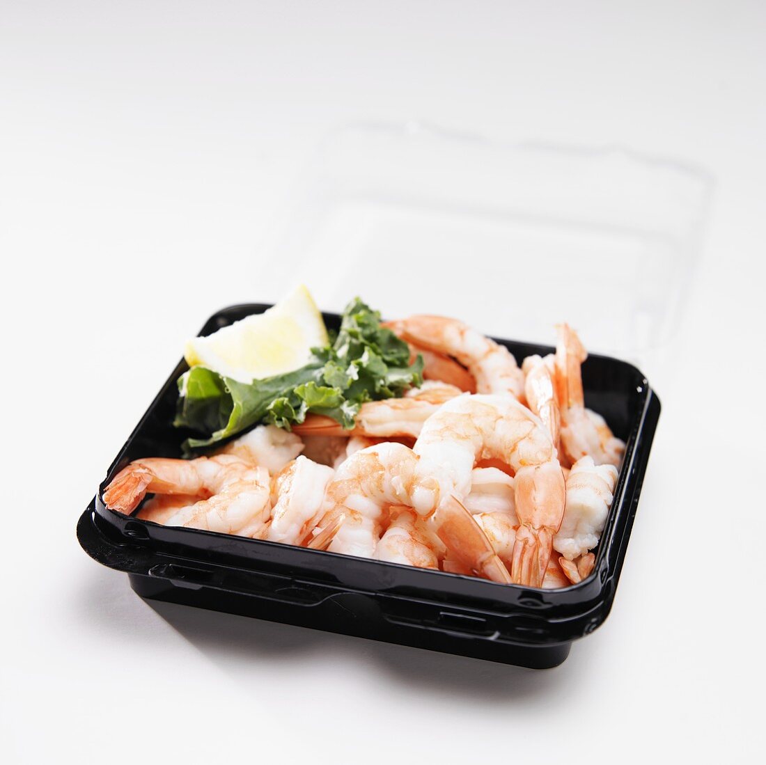 Cooked Shrimp in To Go Container