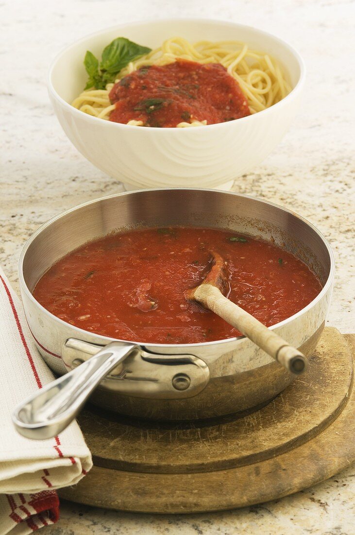 Tomatensauce für Spaghetti