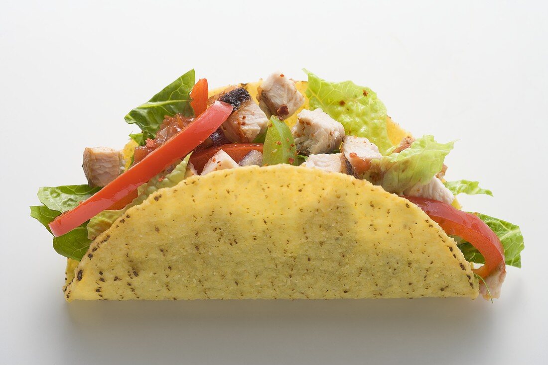 Taco mit Hähnchen