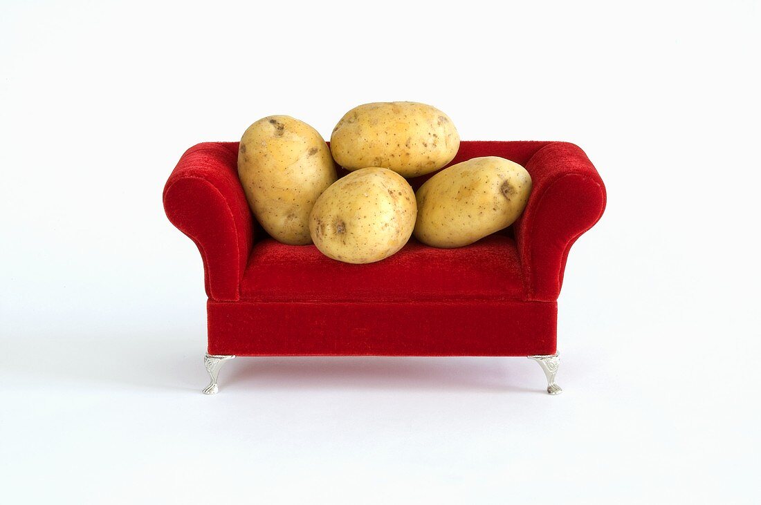 Couchpotatoes (Kartoffeln auf Minisofa)